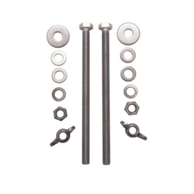 RVS bolt set for tank bands M8 set complete
