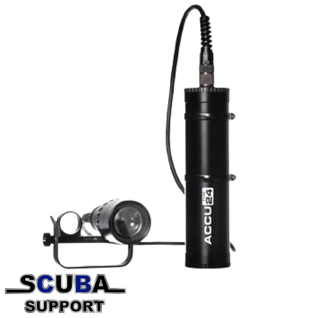 Ammonite System LED Nautilus set/accu 24Ah/HD cable/charger