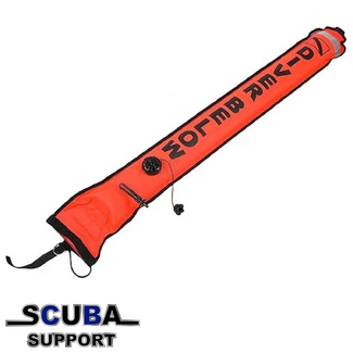 Dive Elements Deco boei, surface marker - Oranje 180cm