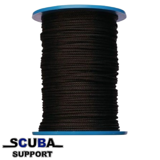 Scuba Support Line Nylon 100 mtr / 5 mm black for stage rigging