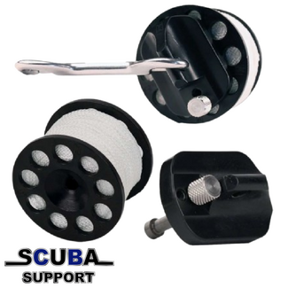 Halcyon Defender Pro Spool, 24 Line, Easy Grip SS Double End Clip