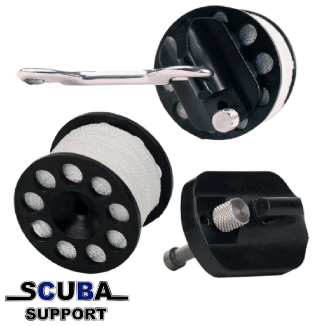 Halcyon Defender Pro Spool, 24 Line, Easy Grip SS Double End Clip