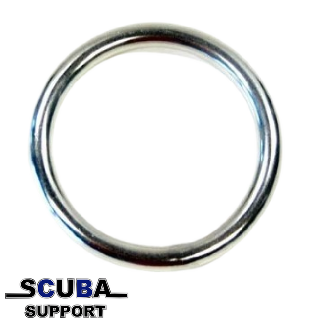 Scuba Support Ring stainless steel 6 mm x 40 mm