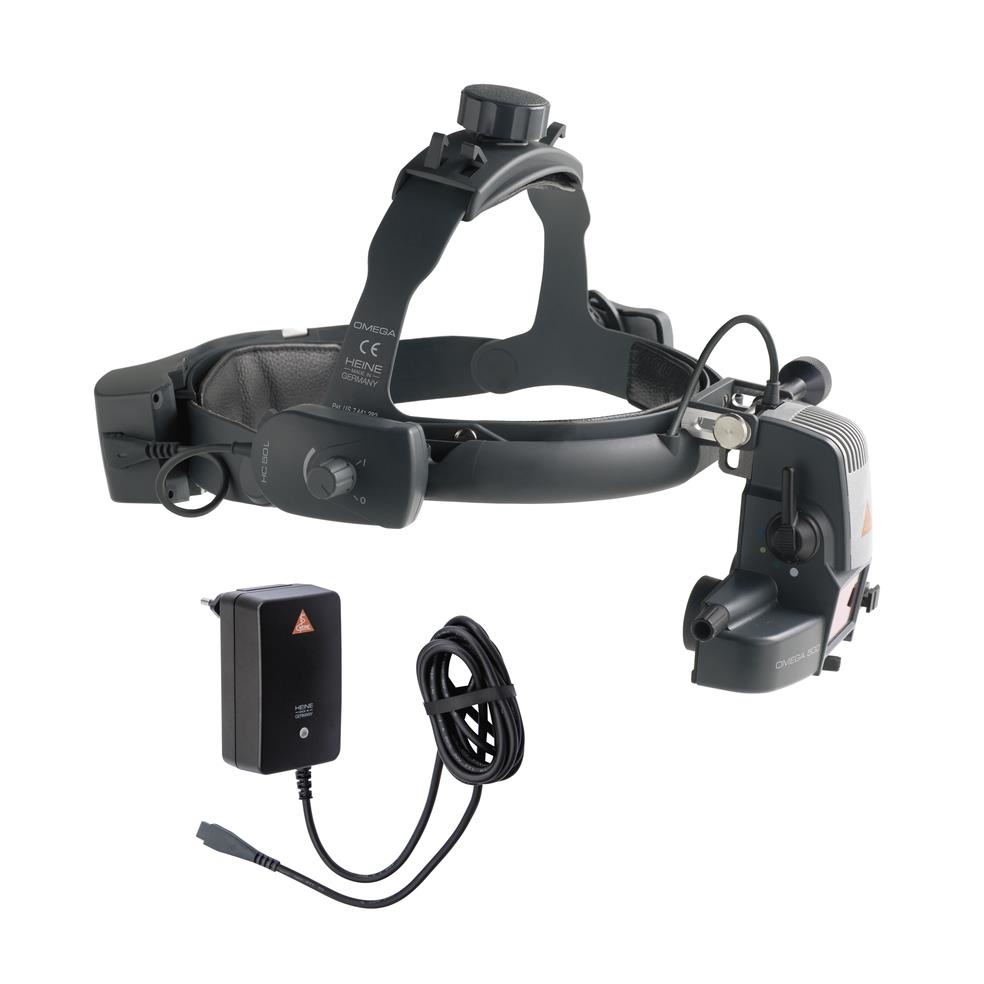 Heine Omega 500, hoofdband met binoculaire indirecte oogspiegel LED