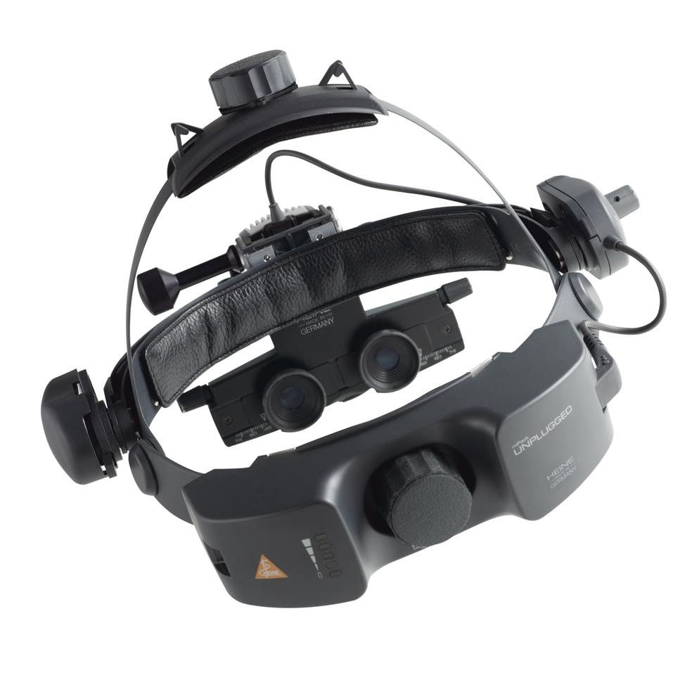 Heine Omega 500, hoofdband met binoculaire indirecte oogspiegel LED