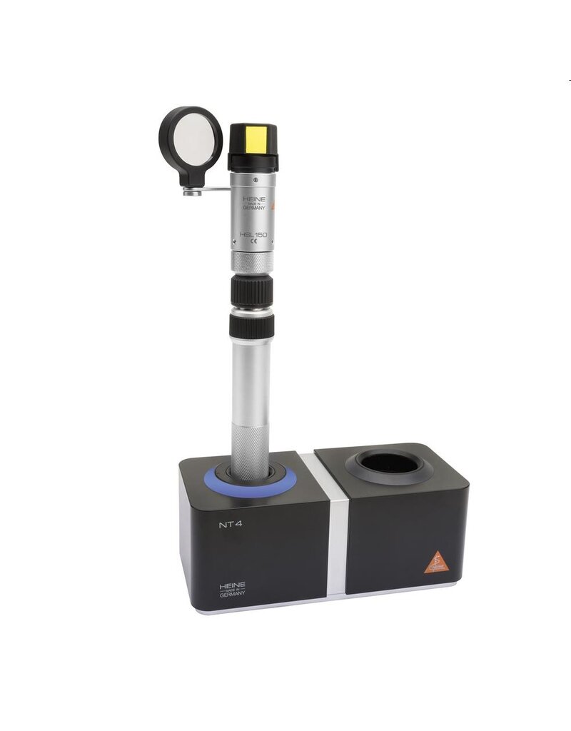 Heine Heine HSL150 hand-held slitlamp 3.5V oplaadbaar handvat en NT4 tafellader
