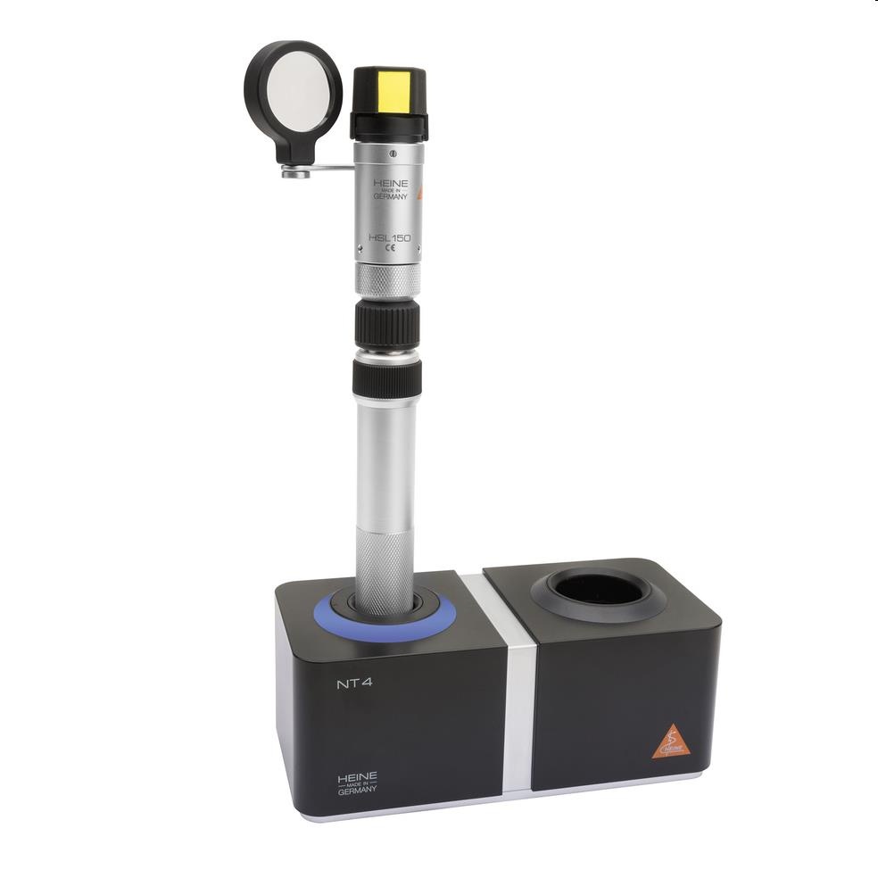 Heine HSL150 hand-held slitlamp 3.5V oplaadbaar handvat en NT4 tafellader