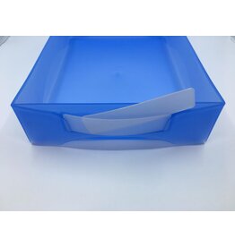 Boxop werkbakkaartjes plastic 30 stuks, 3x8cm