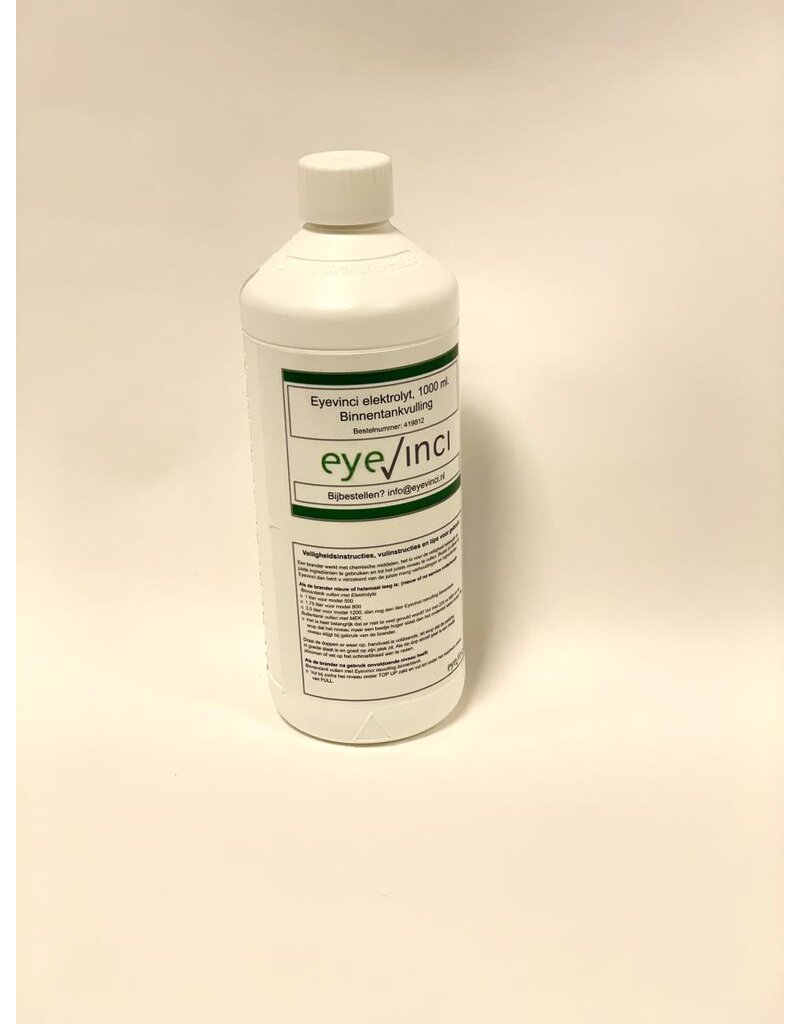 EyeVinci Eyevinci elektrolyt, 1 liter binnentankvulling soldeerapparaat