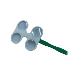 Confirmation flipper met + en - D lenzen