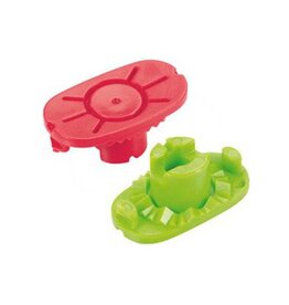 Nidek Nidek Pliable cup / slijpautomaat cups (rood of groen) 10 stuks