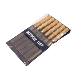 6-delige vijlenset met ronde en platte vijlen