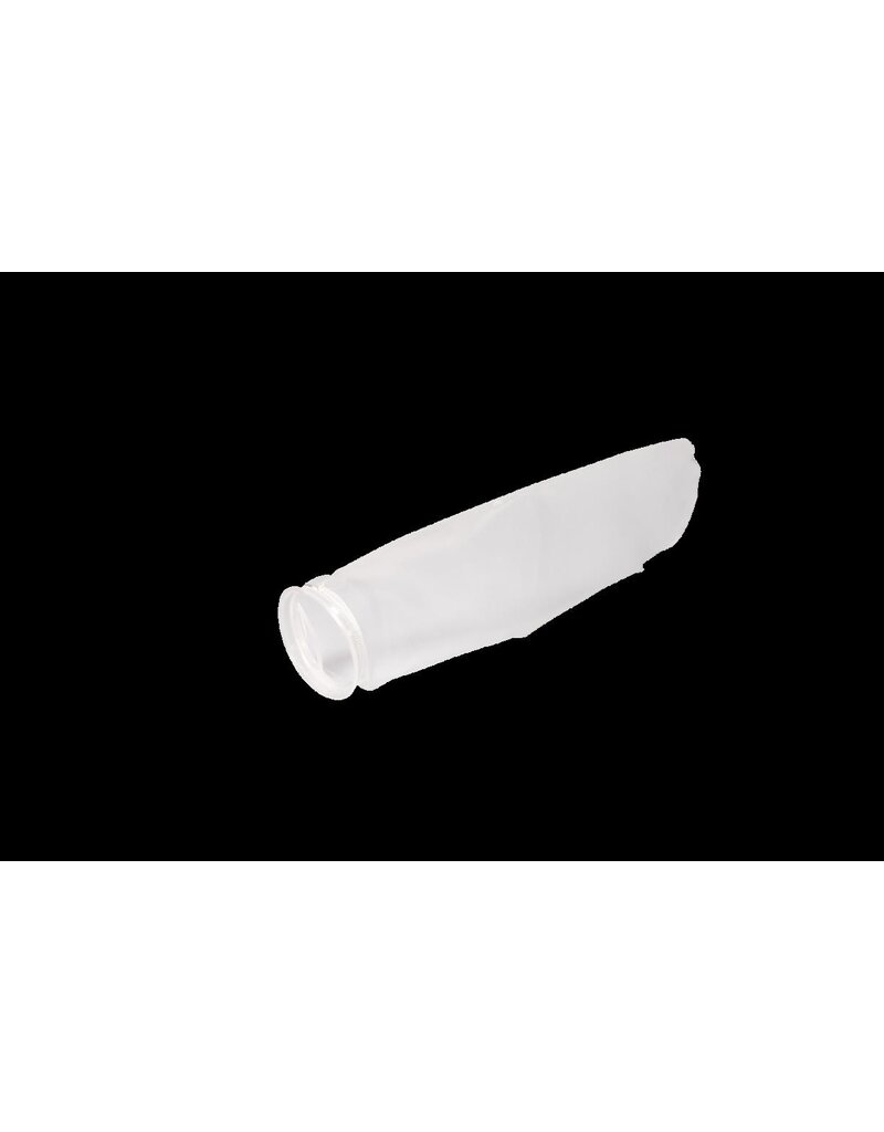 Nylon filterzak met kunststof kraag voor opvangbak slijpautomaat