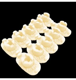 Nidek Nidek Pliable cup / slijpautomaat cups (wit) 10 stuks