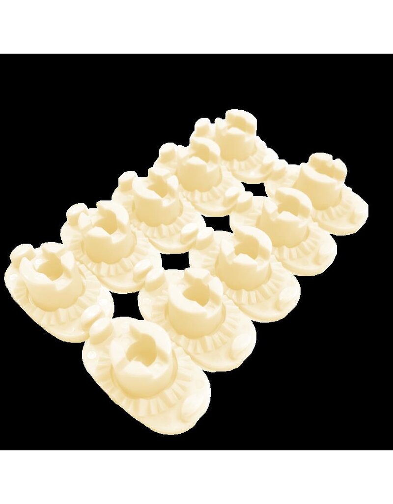 Nidek Nidek Pliable cup / slijpmachine cups (wit) 10 stuks