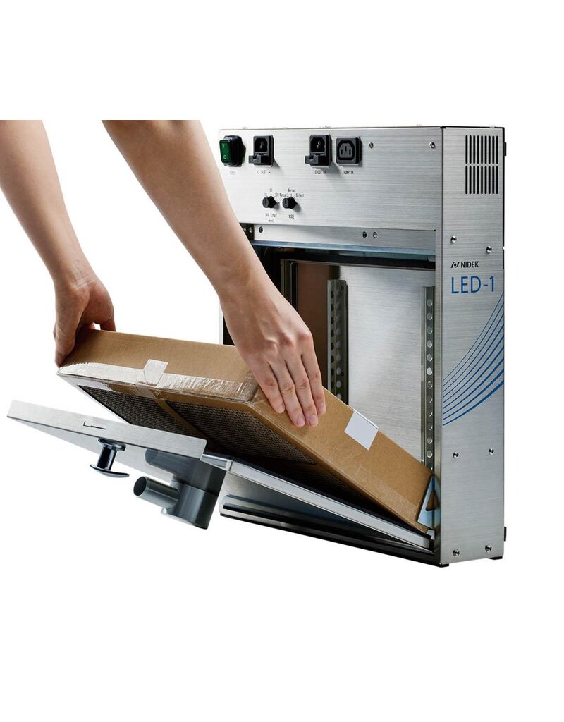 Nidek Nidek LED-1 luchtreiniger voor slijpgeuren. Voor een frisse werkplaats