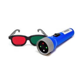 Worth four dot test lantaarn zonder bril