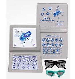 Oculus Stereotest Huisvlieg-S geometrische vormen inclusief polarisatiebril voor volwassene en kind