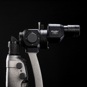 Keeler spleetlamp, type Zeiss, 5 vergrotingen parallel