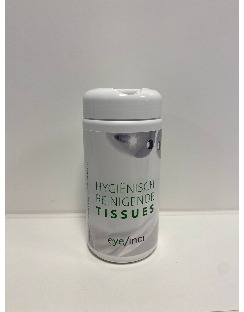 EyeVinci EyeVinci hygiënische doekjes in bus, per doos van 12 bussen