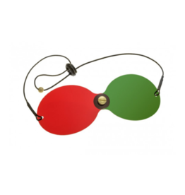 Rood/groen bril buigbaar