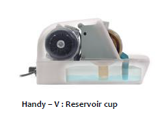 ROM Handy H34-H34S(G) met waterbak en sensor voor naslijpen facet en voorslijpen