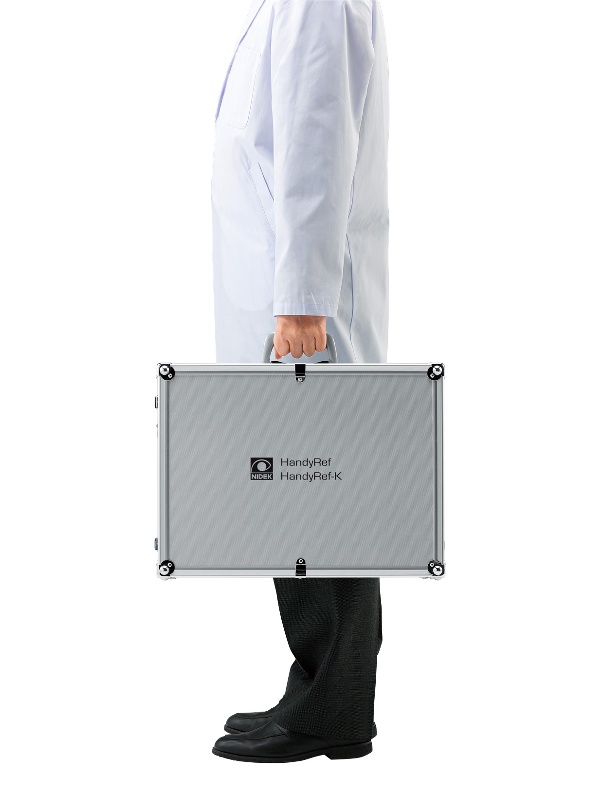 Nidek Koffer voor Nidek HandyRef – stevige draagkoffer voor mobiele autorefractometer