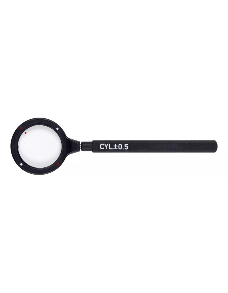 Oculus Oculus Jackson kruiscilinder op steel ontspiegeld