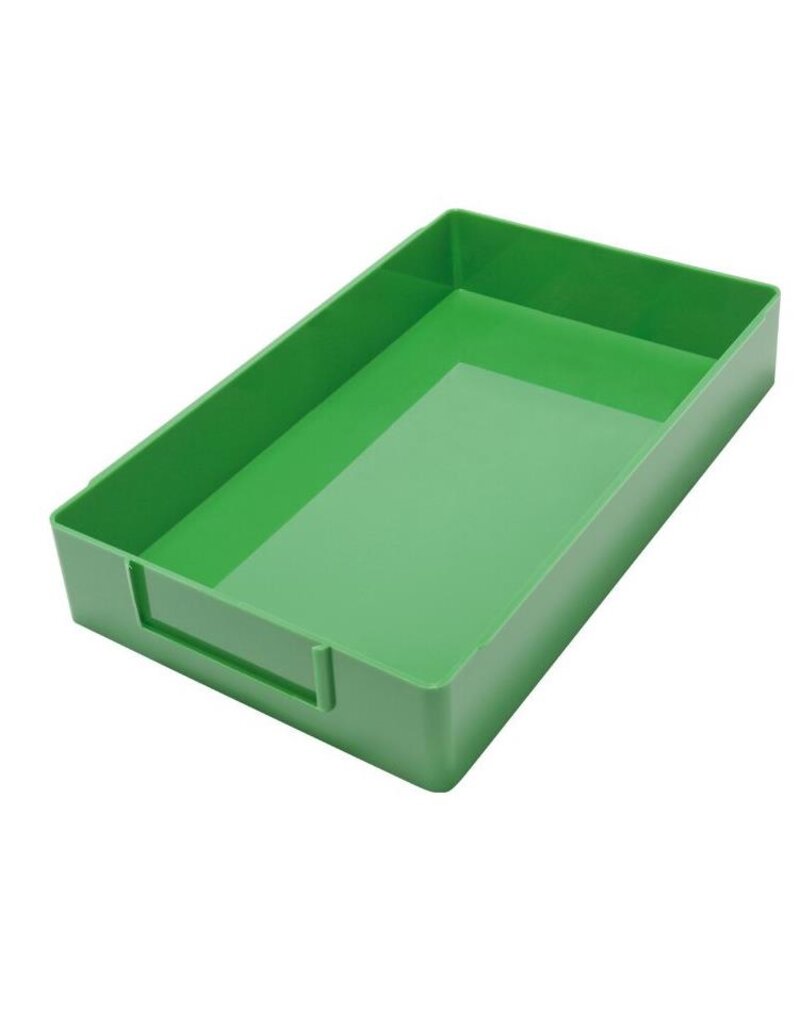 Werkbakje zonder vakverdeling in 7 verschillende kleuren