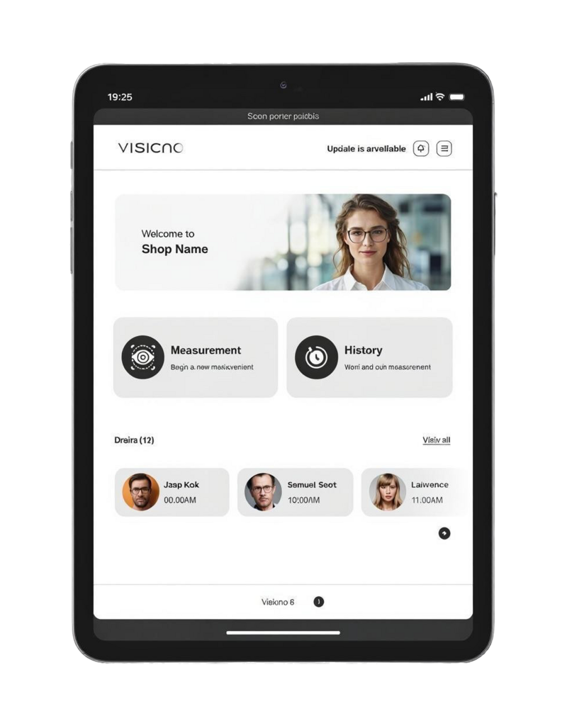 visiono Beta –geavanceerd video-centratiesysteem voor nauwkeurige en snelle glazencentratie