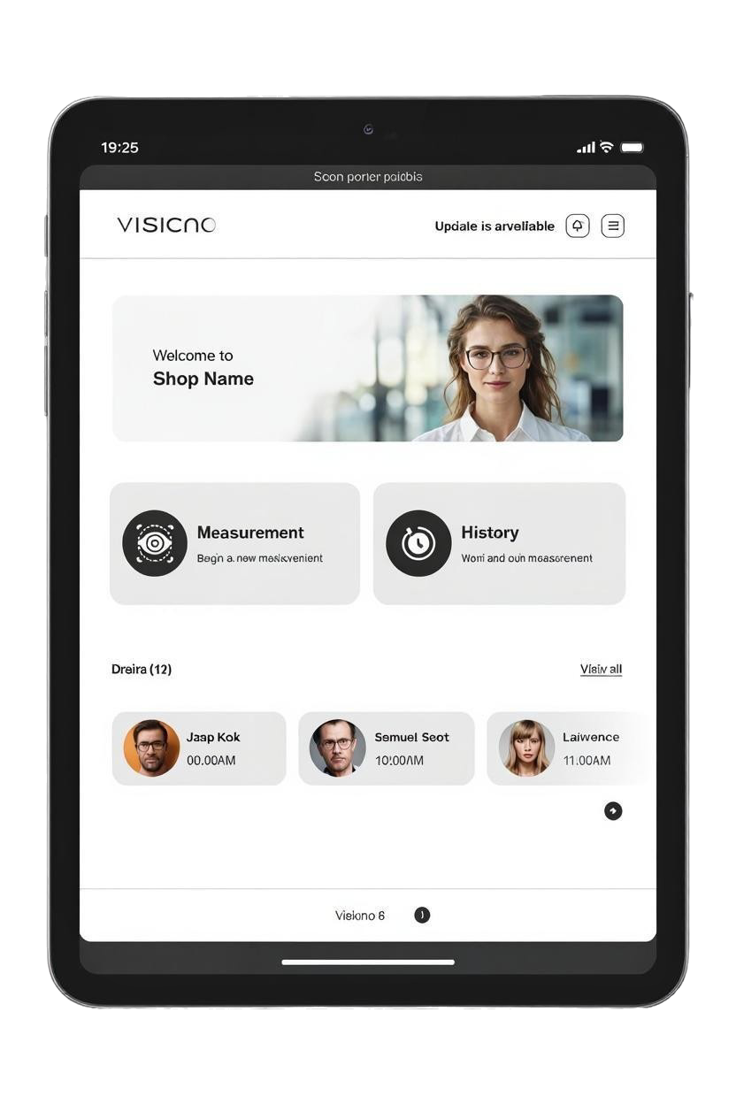visiono Beta –geavanceerd video-centratiesysteem voor nauwkeurige en snelle glazencentratie