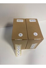 L+R stickers 1000 paar
