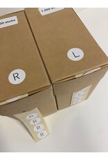 L+R stickers 1000 paar