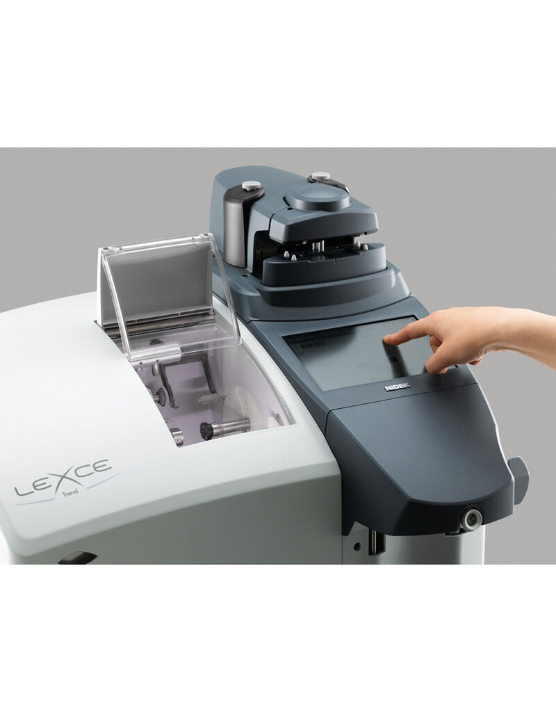 Nidek Nidek LEXCE PLUS Trend8 hoge curve slijpautomaat met boorfunctie, groef en shape-imager/blocker