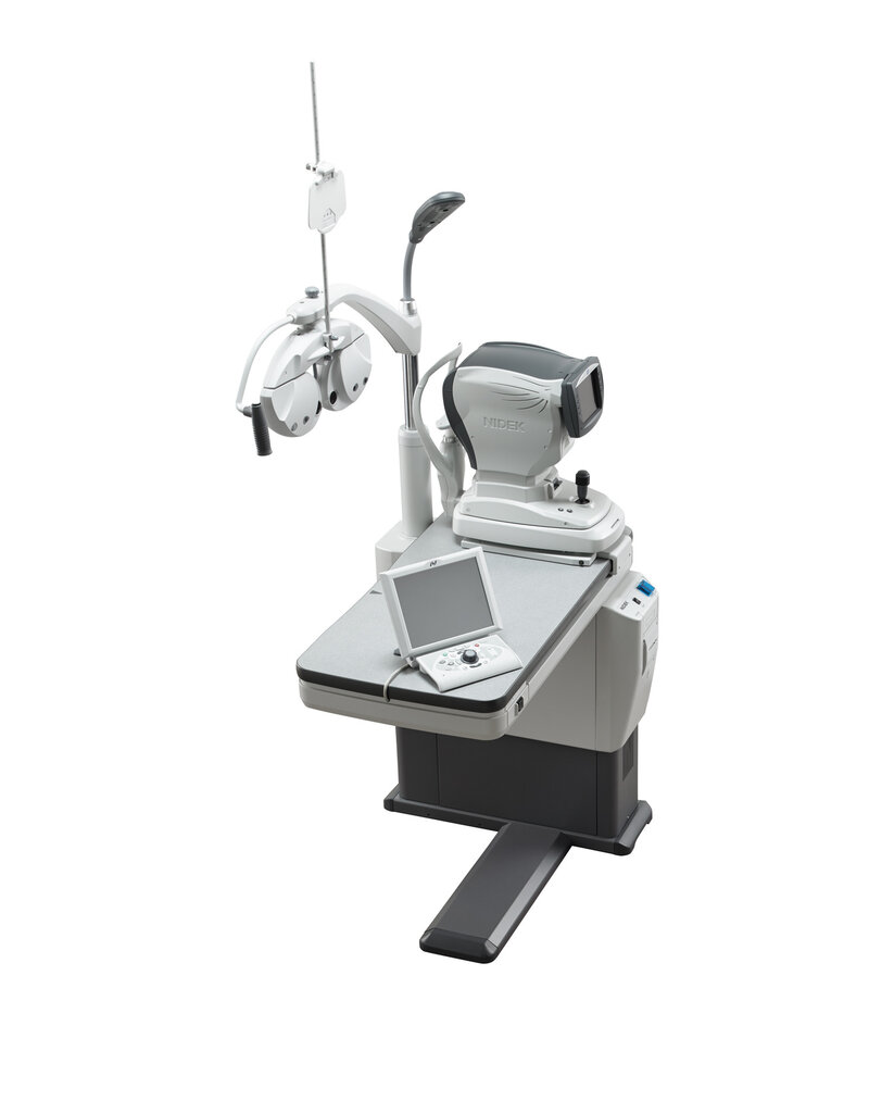 Nidek compacte refractie unit ST-6100, optioneel met Nidek RT-6100 automatische phoropter