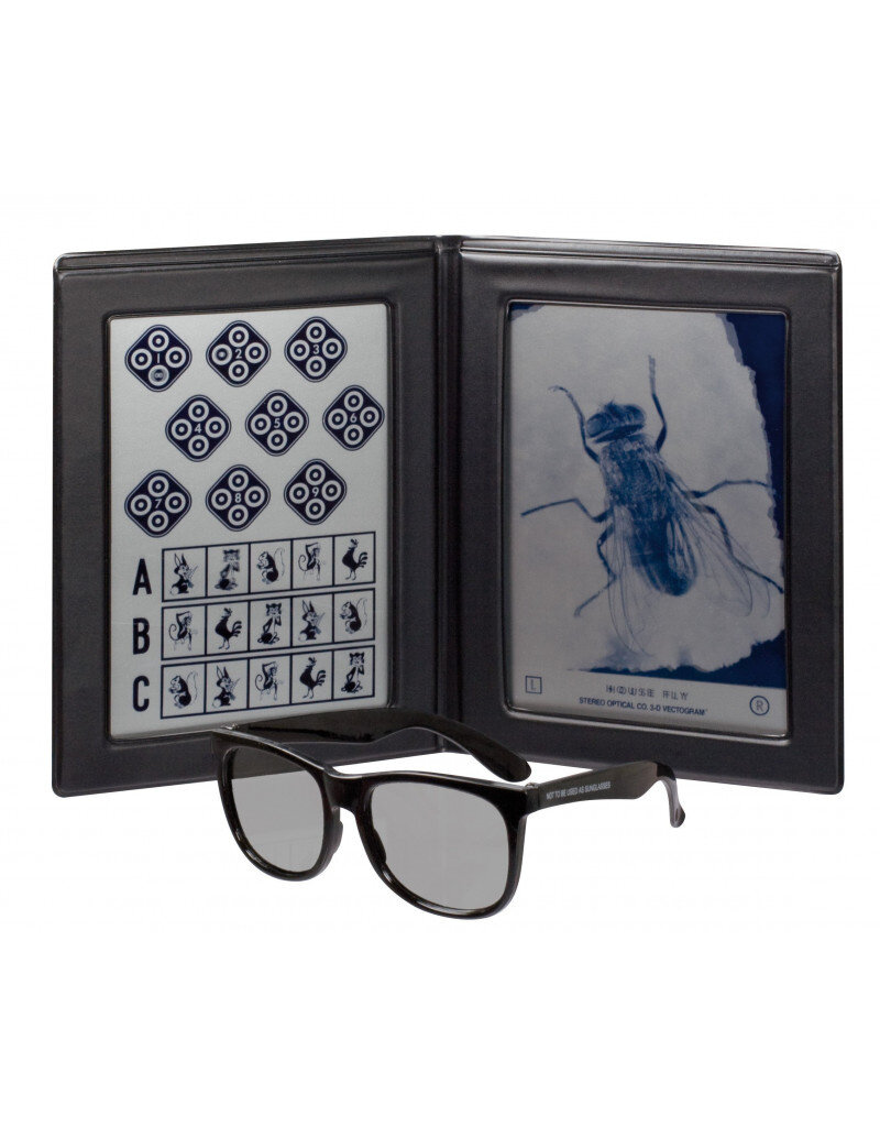 Oculus Oculus stereotest Huisvlieg-S geometrische vormen inclusief polarisatiebril