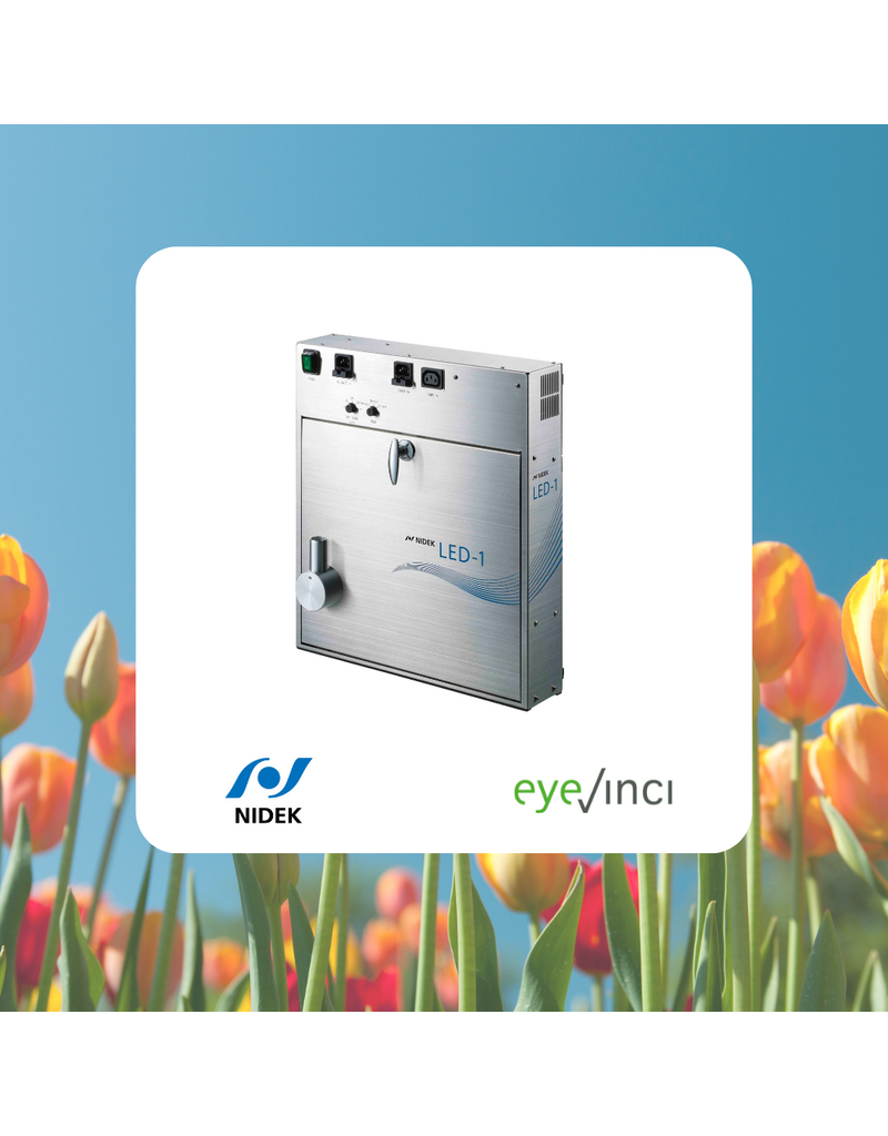 Nidek Nidek LED-1 luchtreiniger voor slijpgeuren. Voor een frisse werkplaats