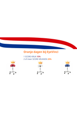 Nederland kleurt deze dagen oranje en bij EyeVinci vieren we Koningsdag graag op onze eigen, vorstelijke manier
