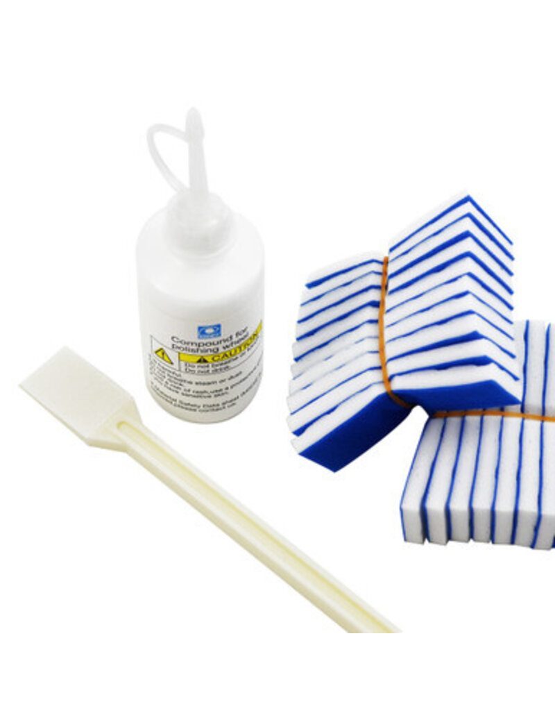 Nidek compound kit voor een gladde afwerking van de glaskant
