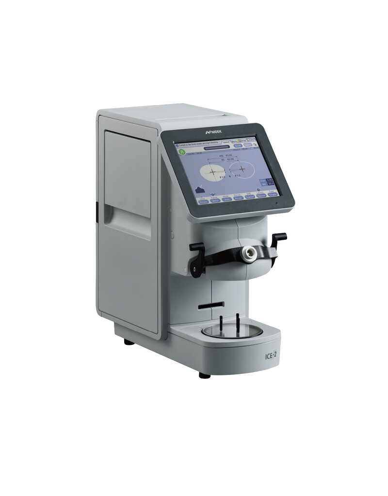 Nidek Nidek ICE-2 intelligent blocker voor consistente nauwkeurigheid en stabiliteit bij het blocken.