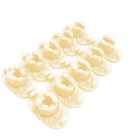 Nidek Nidek Pliable cup / slijpautomaat cups (wit) 10 stuks