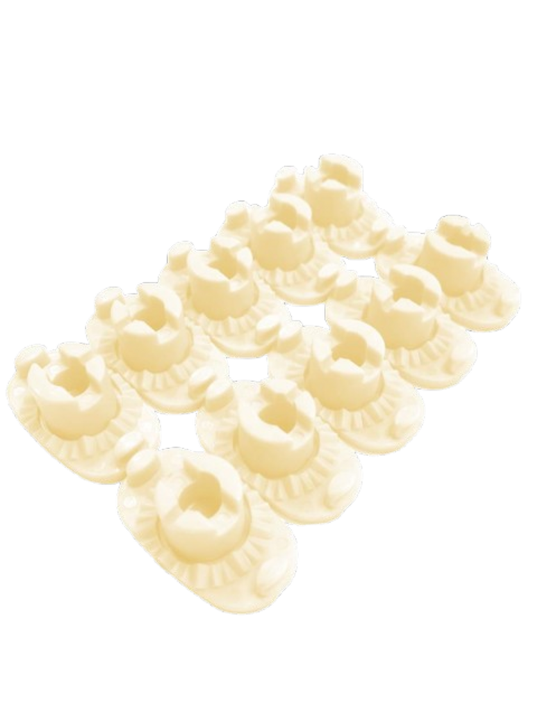 Nidek Nidek Pliable cup / slijpmachine cups (wit) 10 stuks