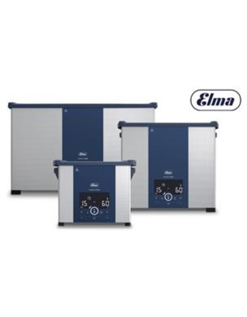 Elma Elmasonic Select ultrasoon met verwarming en tijdinstelling, verkrijgbaar in diverse maten