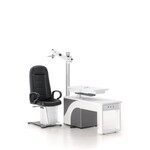 FISO refractieunit Easyvisus RM64 met lade, in hoogte verstelbaar2- instumentenblad en joystick. Blad kan roteren of schuiven