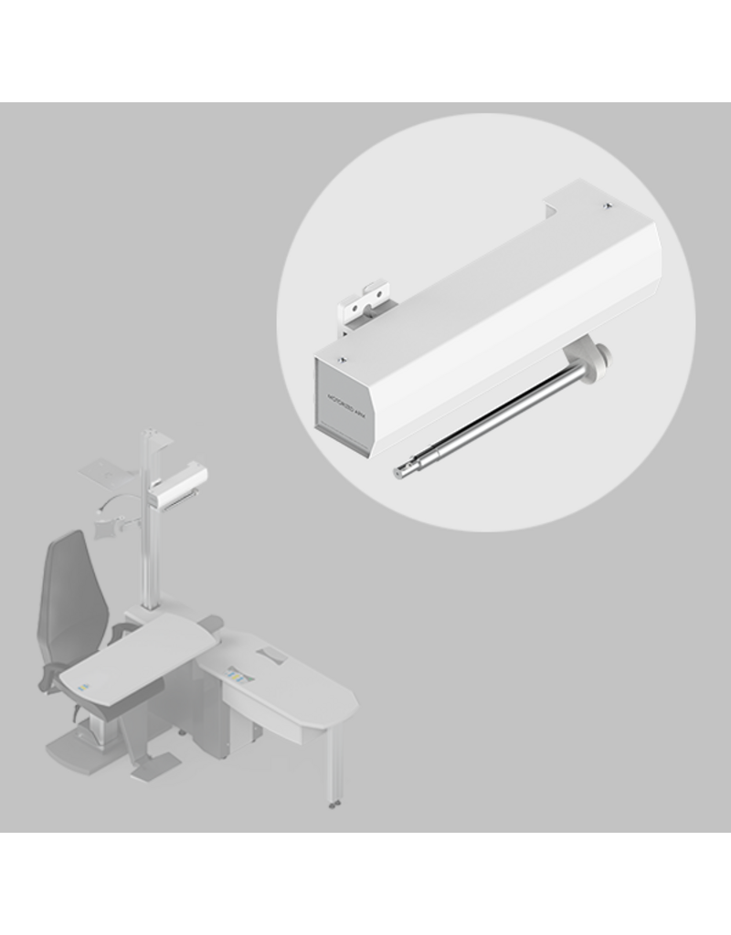Yuratek Yuratek gemotoriseerde phoropterarm met elektrisch dubbel schuifmechanisme en horizontale beweging – optionele uitbreiding voor Yuratek refractie-units