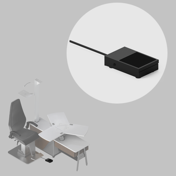 Yuratek OPTIONEEL Yuratek voetpedaal magneetbediening