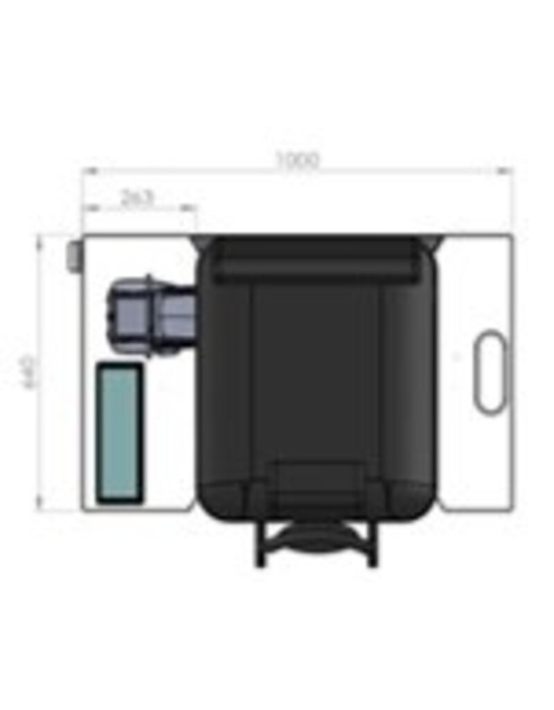Nidek Premium werktafel voor Phantom refractiesysteem met smart bediening