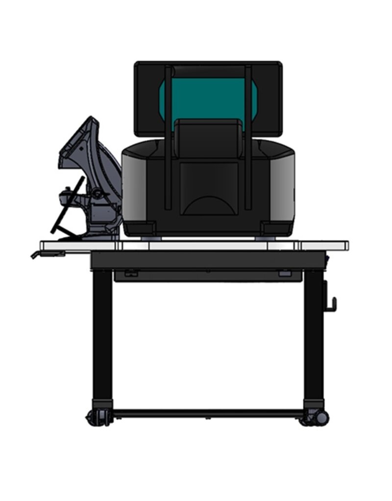 Nidek Premium werktafel voor Phantom refractiesysteem met smart bediening