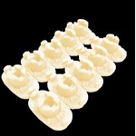 Nidek Pliable cup / slijpmachine cups (wit) 10 stuks