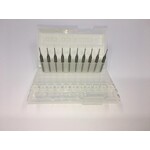 Nidek boortjes/freesjes (0.8mm) voor alle Nidek slijpautomaten (excl. LEX)